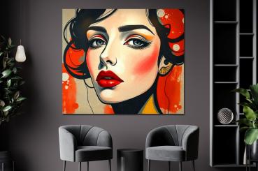 buntes gesicht gemalt originalwerk -peggy liebenow_4